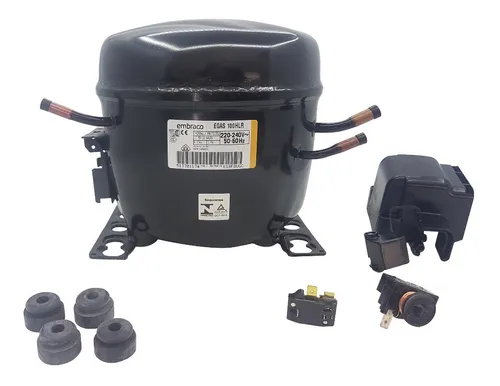 Motor compresor de heladera Embraco 1/3 hp Gas R134 EGAS100HLR