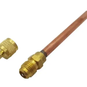 Válvula 1/4" con chicote para soldar
